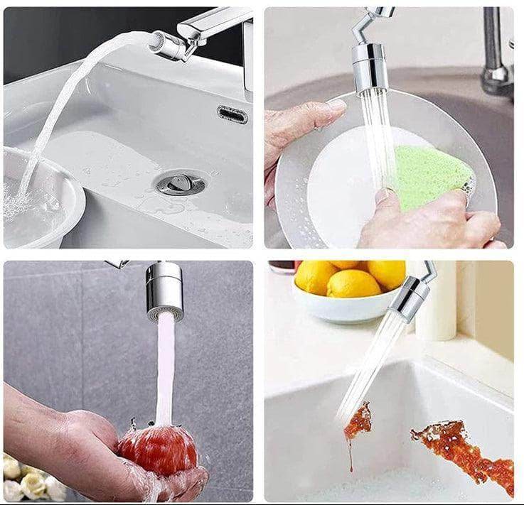Adaptador de torneira Universal com Anti-Respingo e Rotatividade 720° - Valor Digital