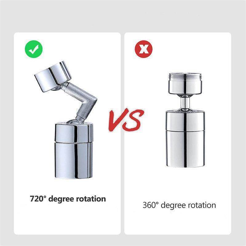 Adaptador de torneira Universal com Anti-Respingo e Rotatividade 720° - Valor Digital