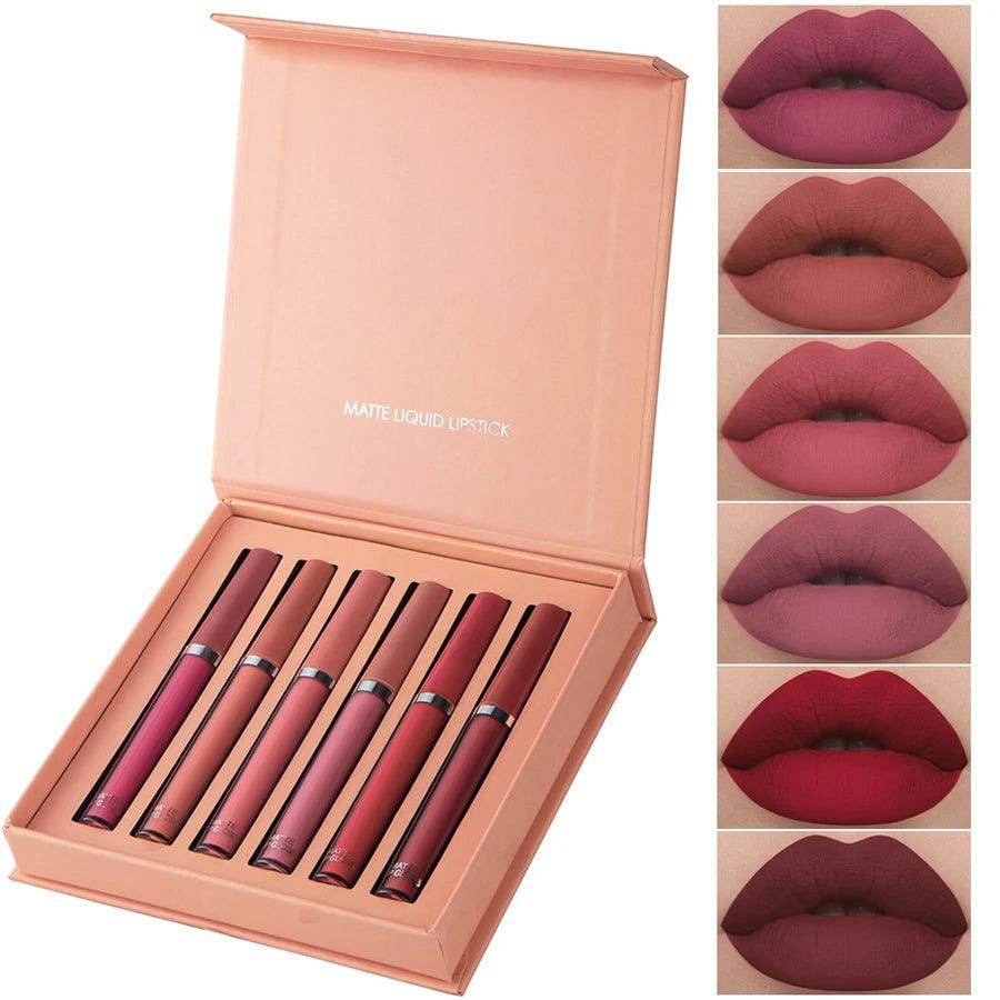 Batom Matte Perfection – Kit com 6 Cores de Batons Líquidos - Valor Digital
