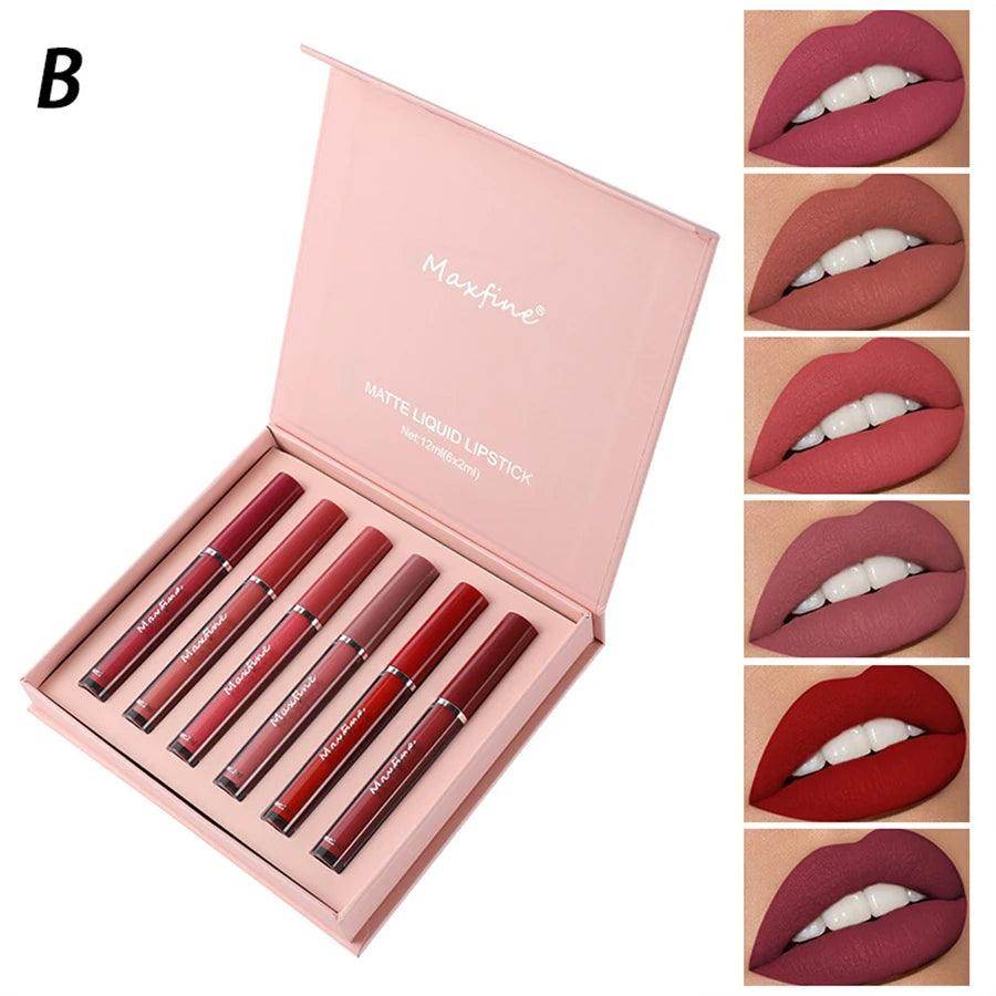 Batom Matte Perfection – Kit com 6 Cores de Batons Líquidos - Valor Digital