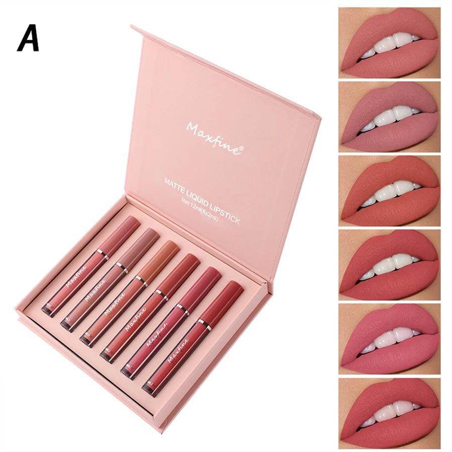 Batom Matte Perfection – Kit com 6 Cores de Batons Líquidos - Valor Digital