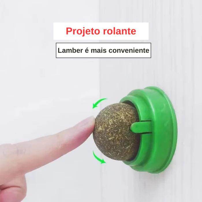Bola Adesiva de Parede com Catnip - Valor Digital