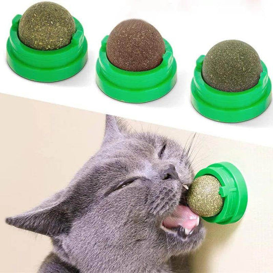 Bola Adesiva de Parede com Catnip - Valor Digital