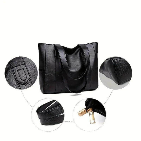 Bolsa Tote Vintage de Grande Capacidade - Valor Digital