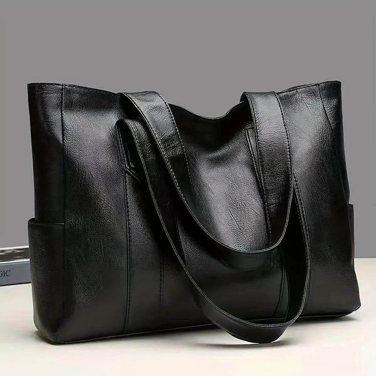 Bolsa Tote Vintage de Grande Capacidade - Valor Digital