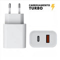 Cabeça do Carregador - Turbo 2 em 1 - Valor Digital