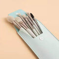 Conjunto de Pincéis de Maquiagem Profissional - 8 Peças - Valor Digital