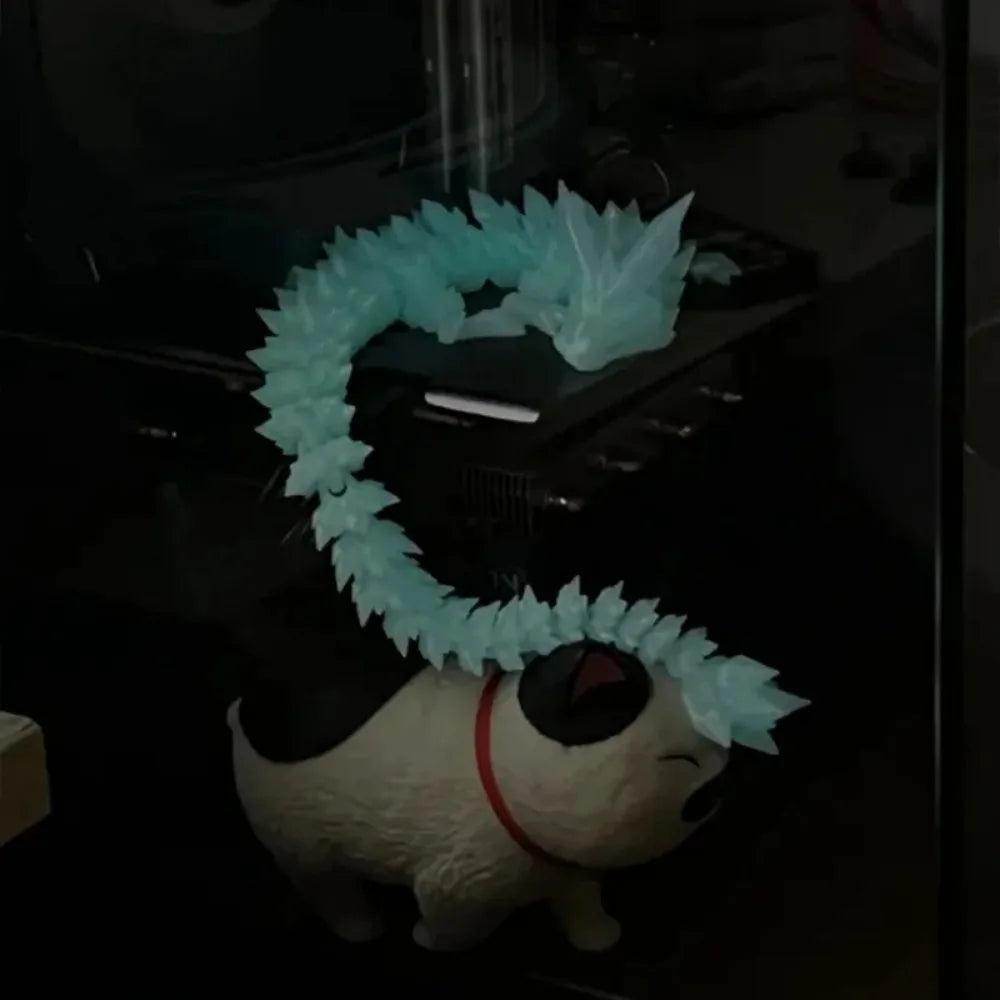 Dragão Fosforescente 3D - Valor Digital