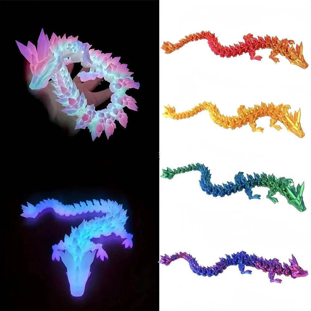 Dragão Fosforescente 3D - Valor Digital