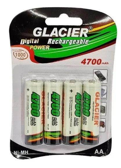 kit - 4 pilhas AA 4700mAh recarregáveis - Valor Digital