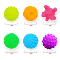 Kit de 6 Bolas Sensoriais para bebês - Valor Digital