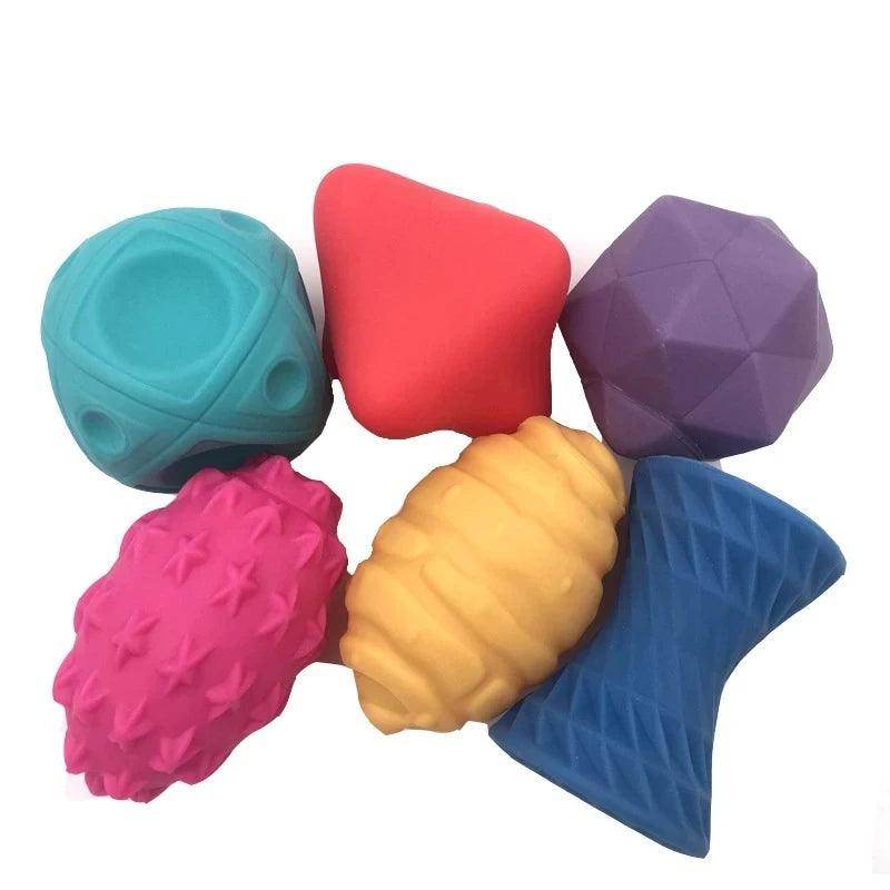 Kit de 6 Bolas Sensoriais para bebês - Valor Digital