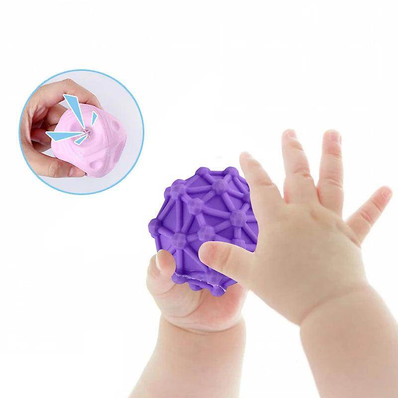 Kit de 6 Bolas Sensoriais para bebês - Valor Digital