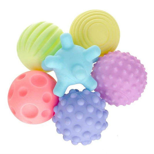 Kit de 6 Bolas Sensoriais para bebês - Valor Digital