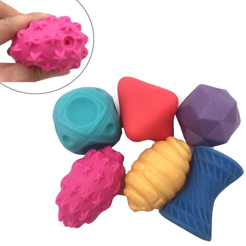Kit de 6 Bolas Sensoriais para bebês - Valor Digital