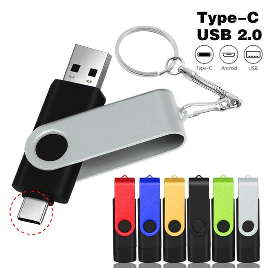 Pen Drive 2 em 1 - TIPO - C e USB 2.0 - Valor Digital
