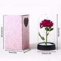 Rosa Eterna com Luz LED - Valor Digital