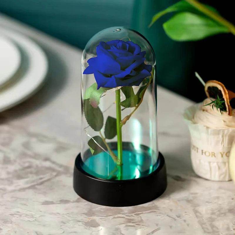Rosa Eterna com Luz LED - Valor Digital