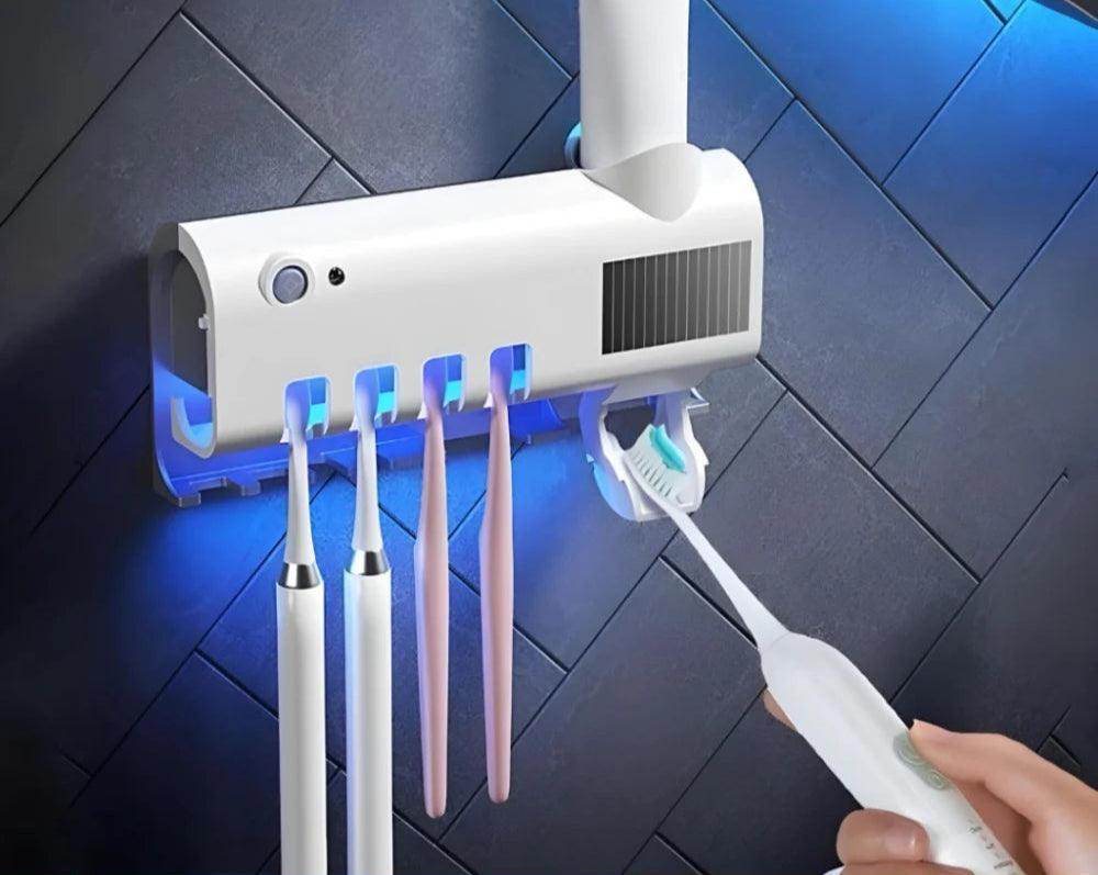 Suporte Esterilizador UV para Escovas de Dentes - CleanBrush UV - Valor Digital
