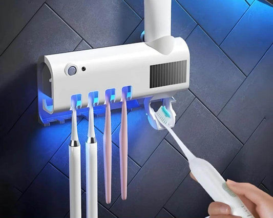 Suporte Esterilizador UV para Escovas de Dentes - CleanBrush UV - Valor Digital